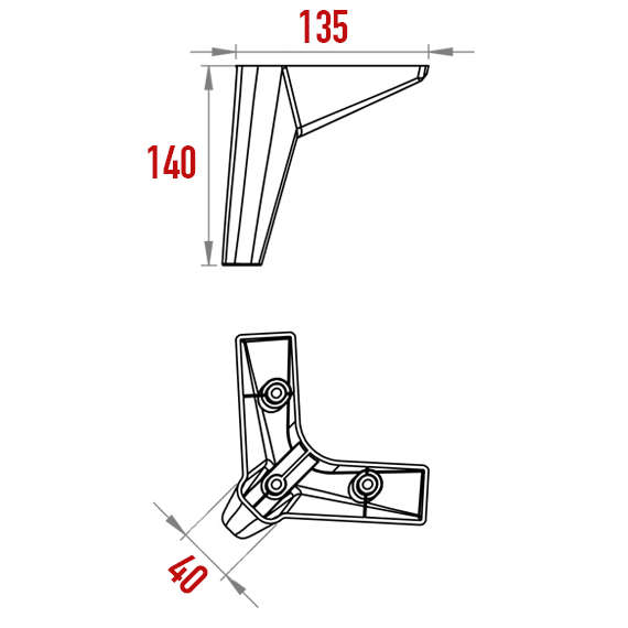 Tesla Foot 140 mm