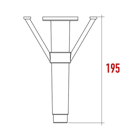 Venessa 2 Foot 195 mm Venessa 2 Foot 195 mm