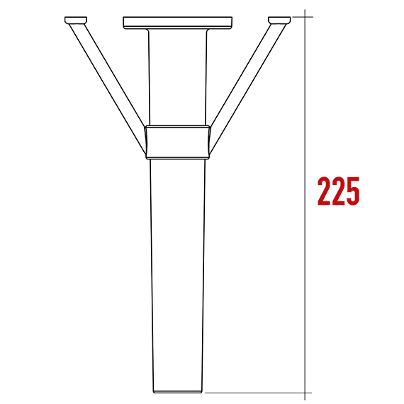 Venessa 1 Foot 225 mm Venessa 1 Foot 225 mm