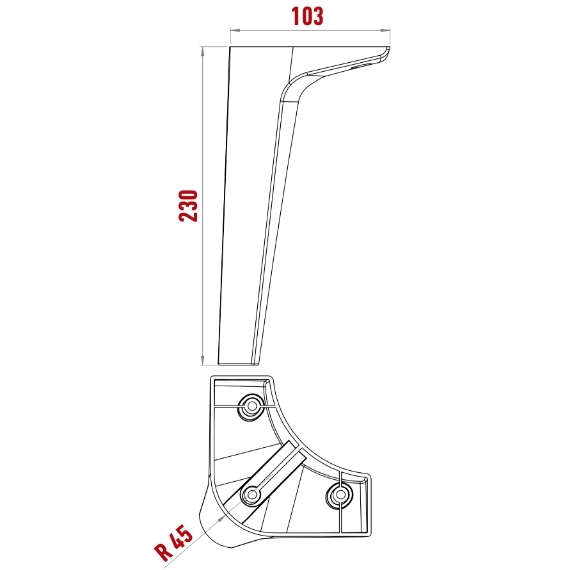 Mono Ayak 230 mm Mono Ayak 230 mm