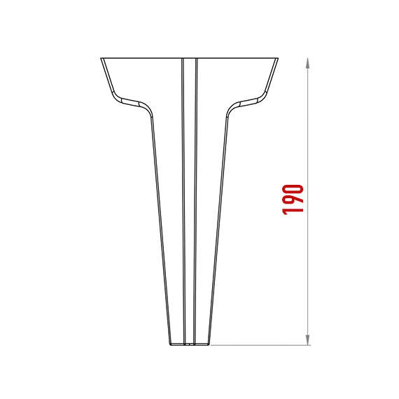 Ares Foot 190 mm Ares Foot 190 mm