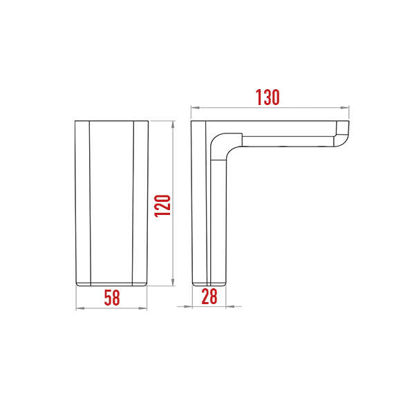 Bonbon Foot 120 mm Flat