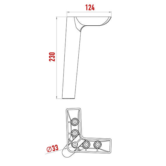 Venita Foot 230 mm Venita Foot 230 mm