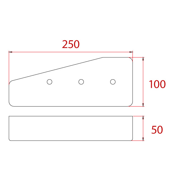 Elitra Foot 2-3’lü 250x100x50 mm Elitra Foot 2-3’lü 250x100x50 mm