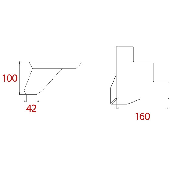 Laviva Ayak 160x160 mm Laviva Ayak 160x160 mm