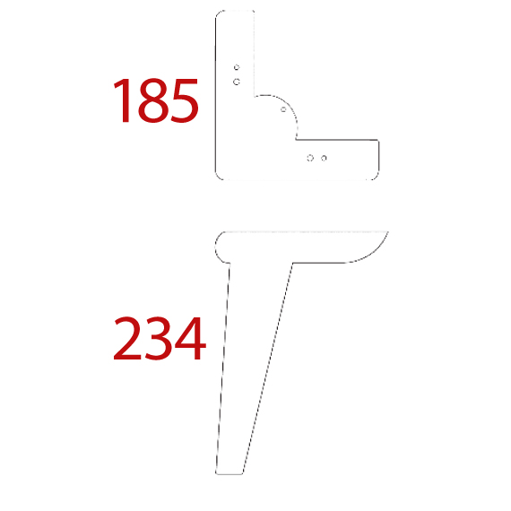 Mokka Dupont Foot 234 mm Mokka Dupont Foot 234 mm