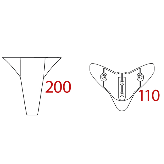Esteban Ayak 110x110x200 mm