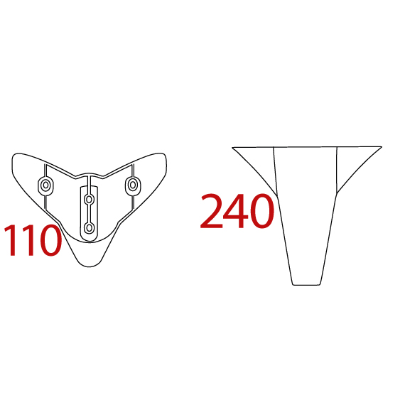 Esteban Ayak 110x110x240 mm