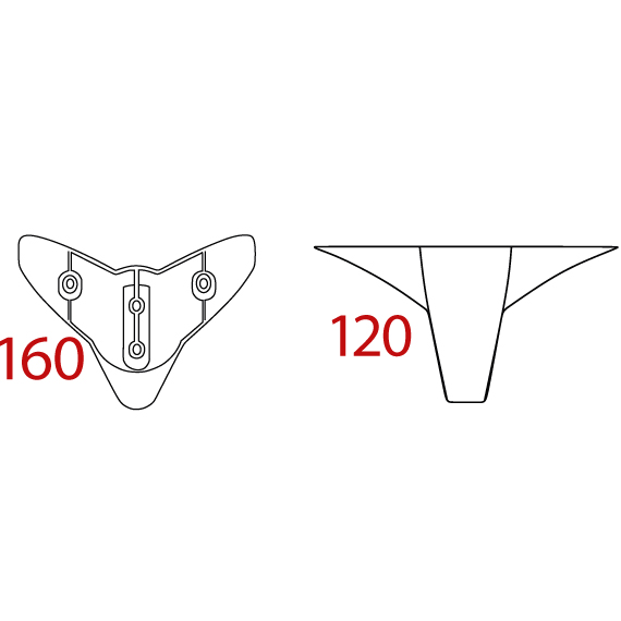 Esteban Foot 160x160x120 mm